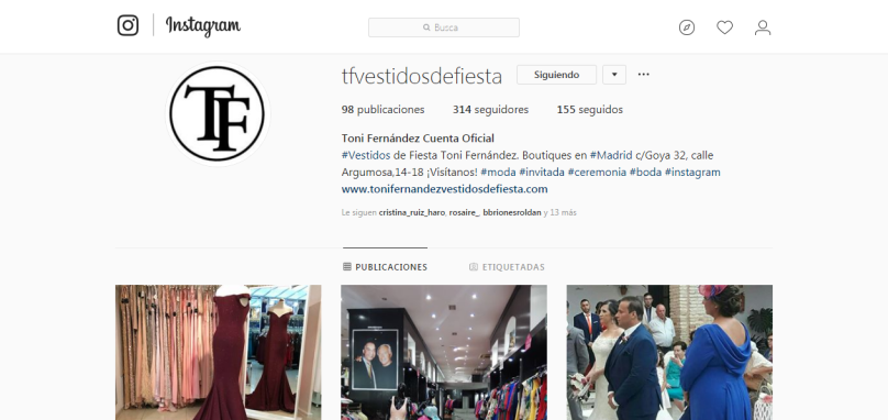 aToni Fernández Cuenta Oficial tfvestidosdefiesta • Fotos y vídeos de Instagram